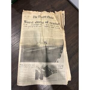 Blizzard of ‘78 Boston Globe Newspaper February 8, 1978